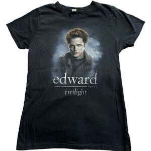 The Twilight Movie Edward Girls Youth T- Shirt M Y2K Emo Goth Vampire